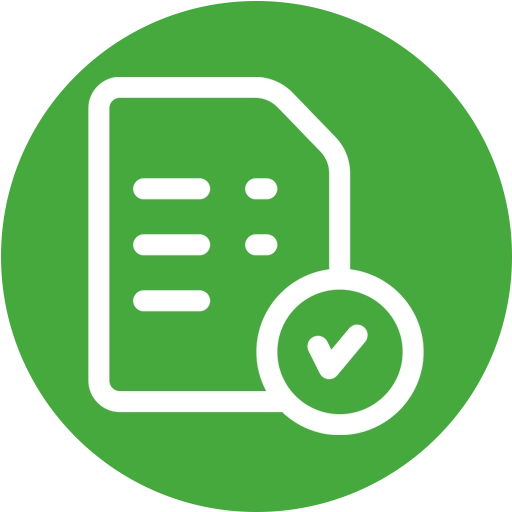 Icon of a quiz