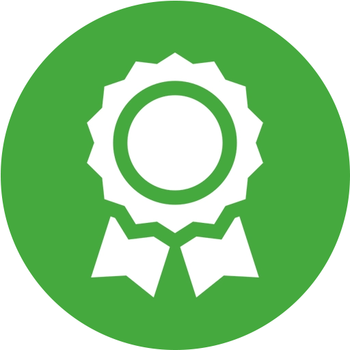 Icon of a certificate