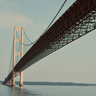 The Mackinac Island Bridge